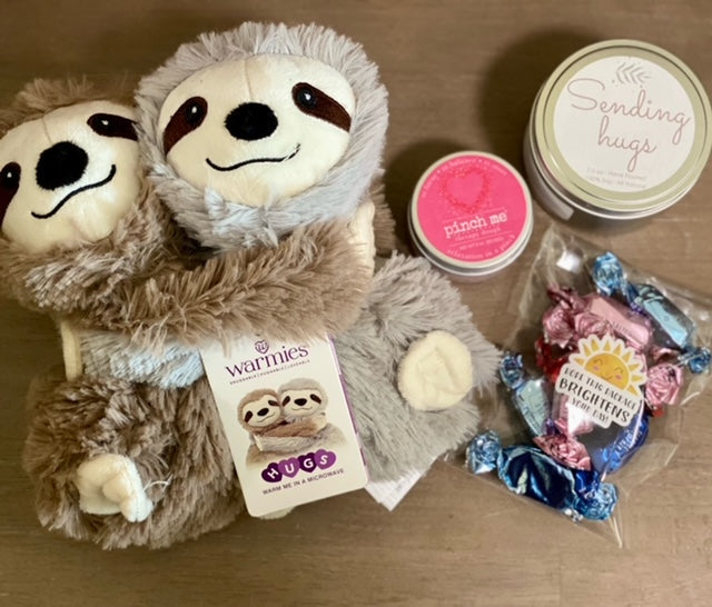 Sending Hugs Care Package - Sloth Hugs